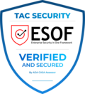 TAC Security ESOF — Verificado y asegurado (evaluación CASA, ADA Assessor)